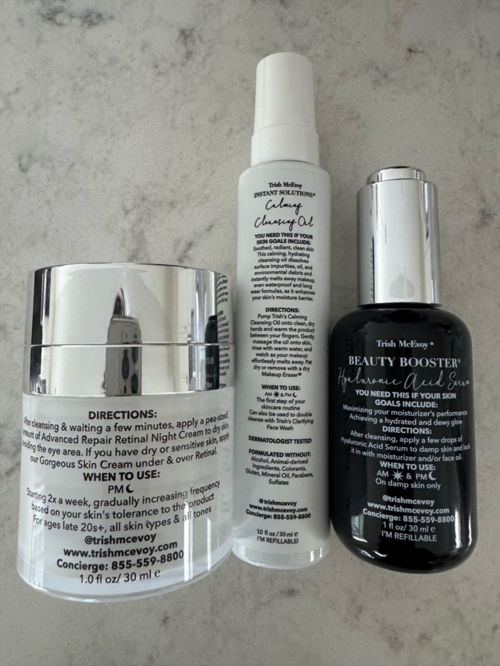 Trish McEvoy skincare set with travel bag - Picture 8 of 16